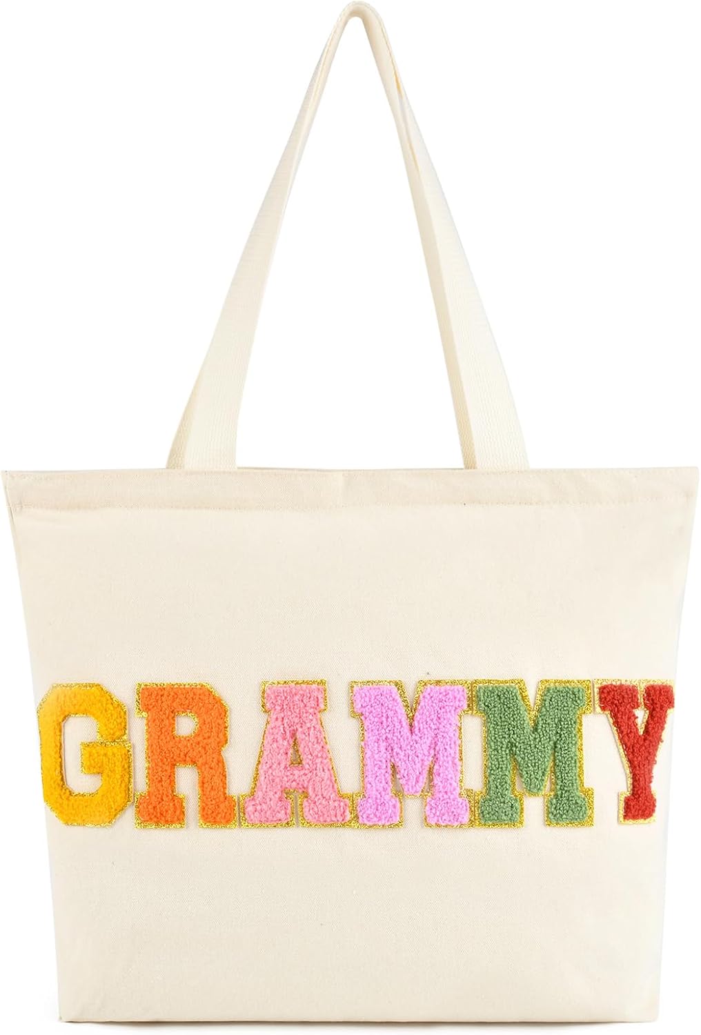 Grandma Gifts Grandma Bag Mothers Day Gifts for Grandma Birthday Gifts Grandma to be Gifts New Grandma Gift Canvas Nana Tote Bag GiGi Gifts for Shopping, Travel - Gifts for Grandma from Grandkids