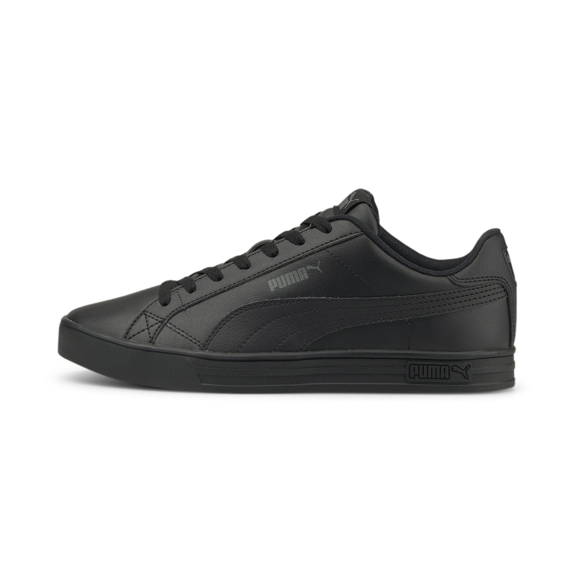 Puma Men's Black Smash Vulc 3 Low Trainers in Size 9, Sports Direct