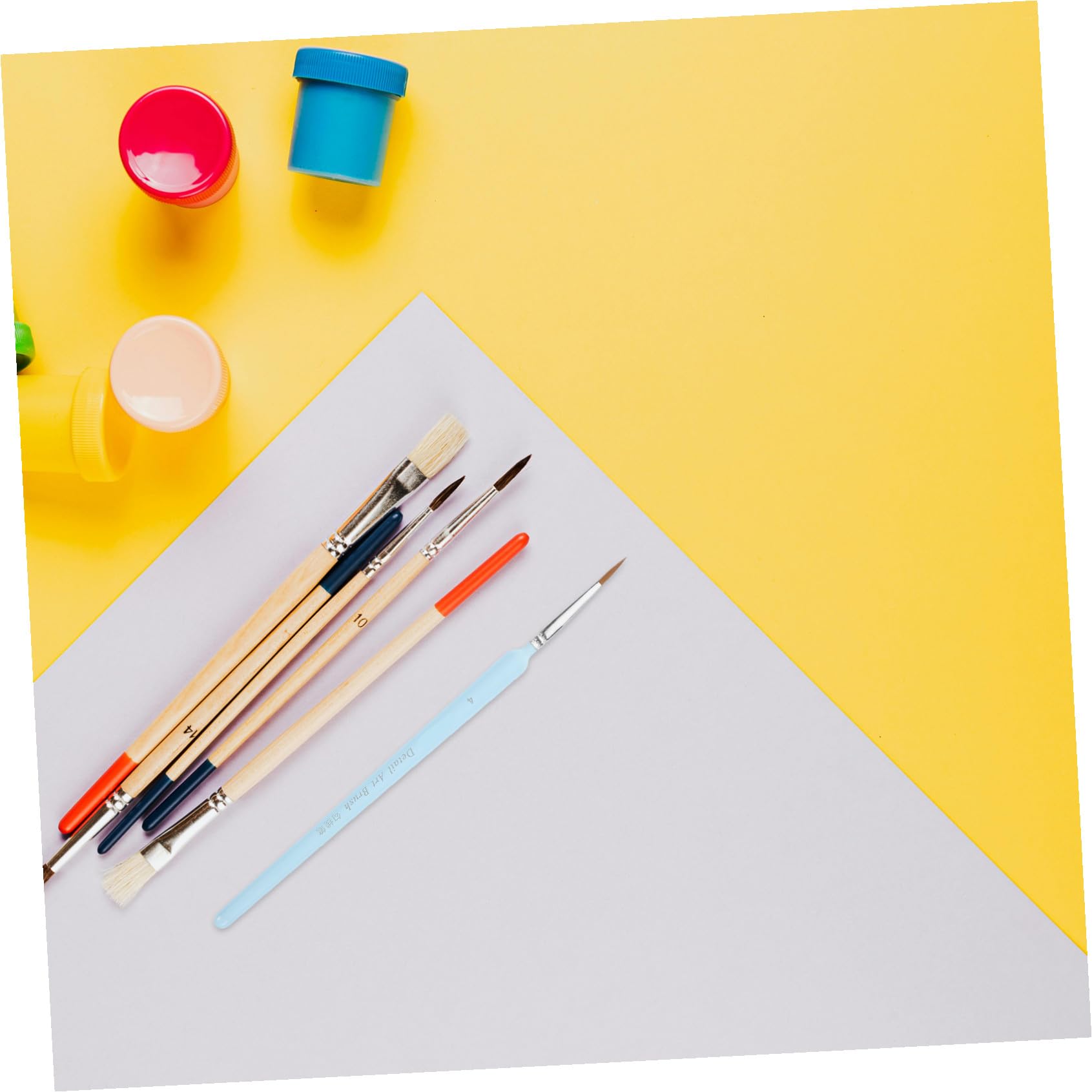 Ensemble De 55 Pinceaux pour Aquarelle Et Peinture De Détails Pinceaux Miniatures pour Artistes