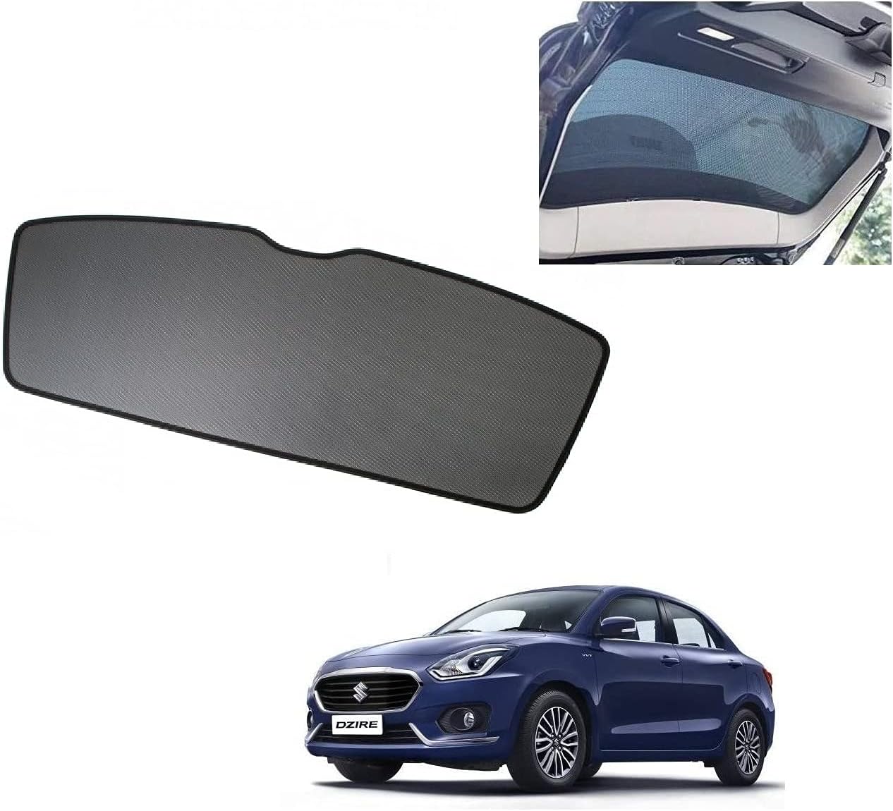 Auto Addict Car Dicky Sunshade Curtain (Rear Window,Diggy,1 Pc) for Maruti Suzuki New Dzire (2017-Present)
