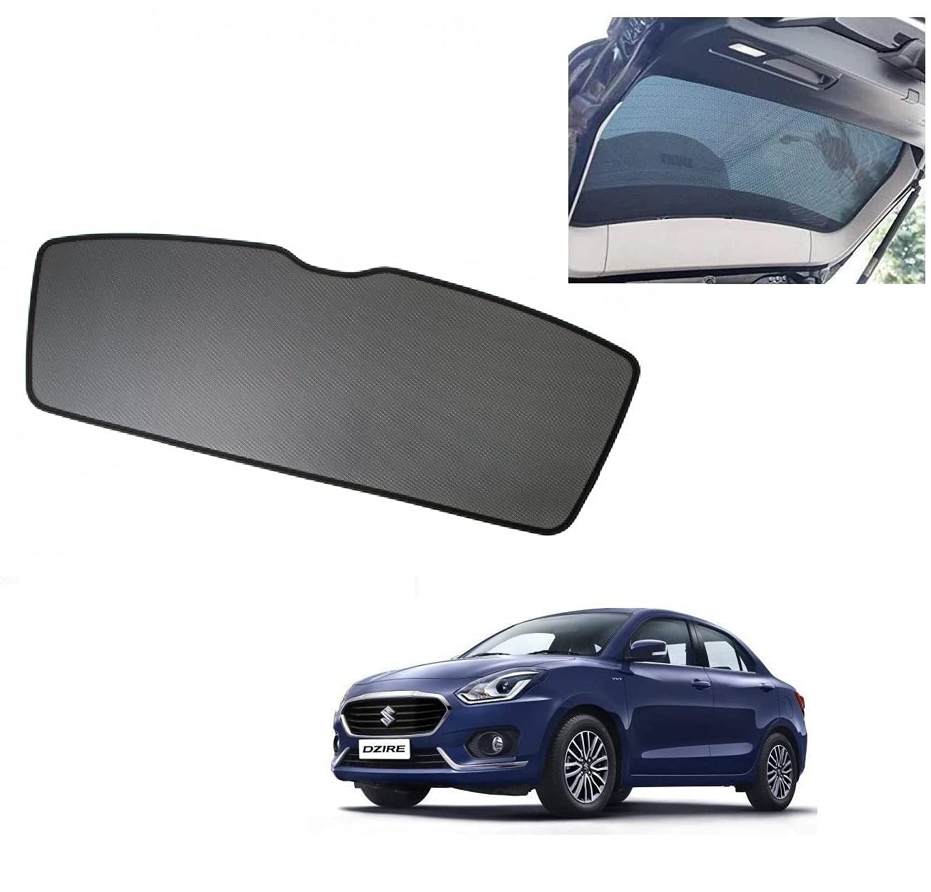 Auto Addict Car Dicky Sunshade Curtain (Rear Window,Diggy,1 Pc) for Maruti Suzuki New Dzire (2017-Present)
