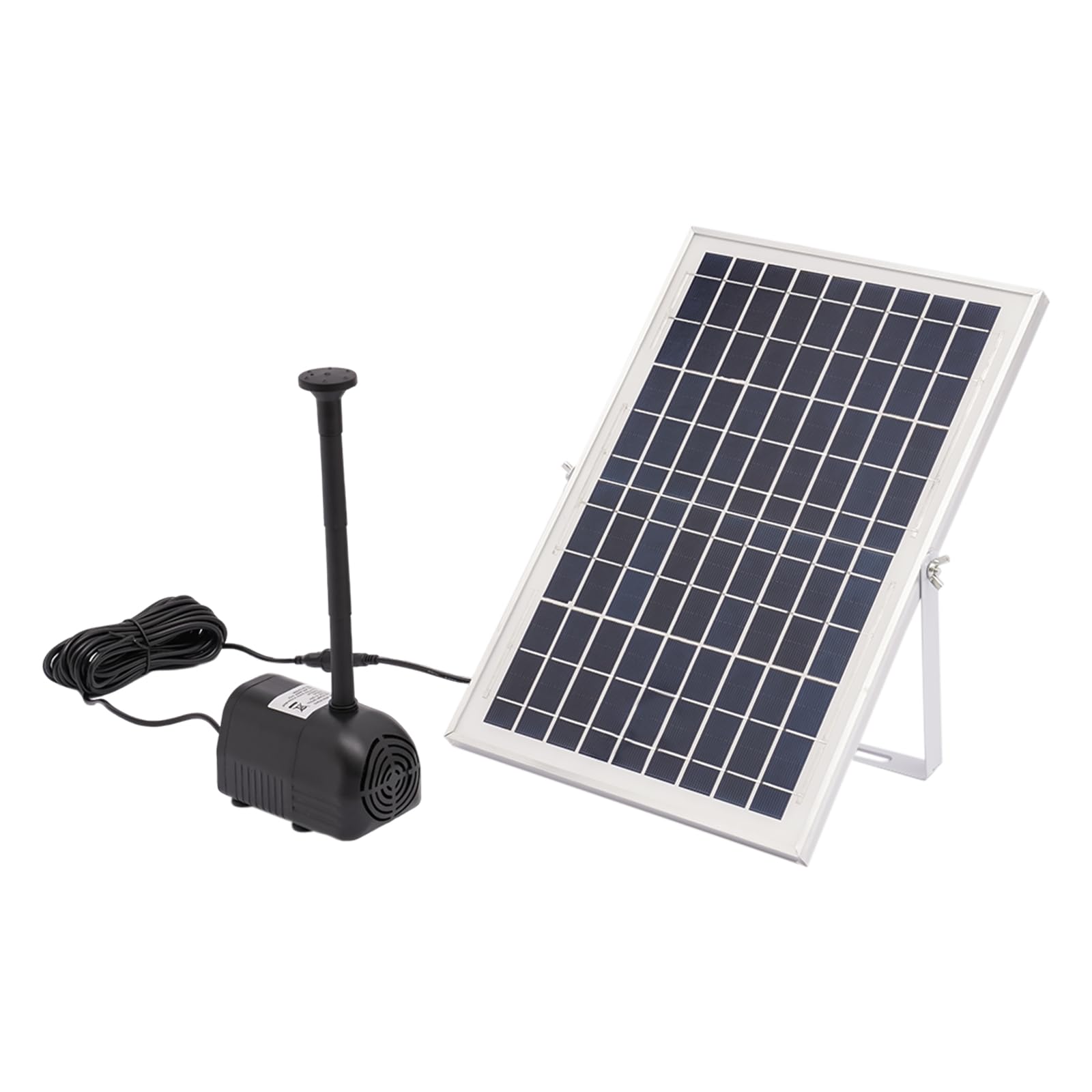 Fontana solare da 10 W, pompa solare per laghetto, pompa dell'acqua solare per esterni, giardino, stagno, contenitore per pesce, gioco d'acqua fai da te, IP68, max. altezza 1,5 m