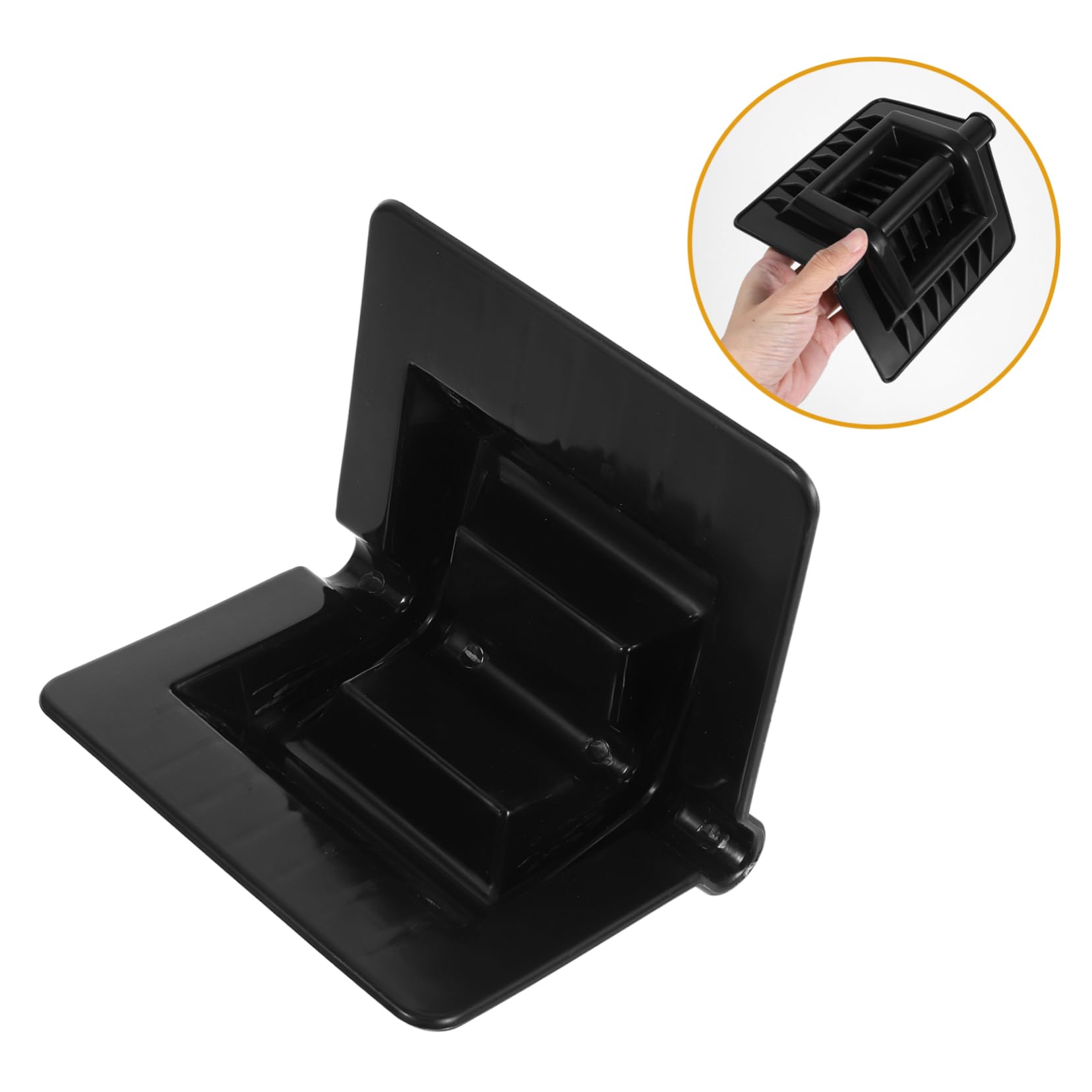 Protection D’angle en Plastique Noir 10 Pièces, Triangulaire, pour Sangles | Longueur Réglable, Usage Emballage et Arrimage sur Camion, Accessoire de Conditionnement