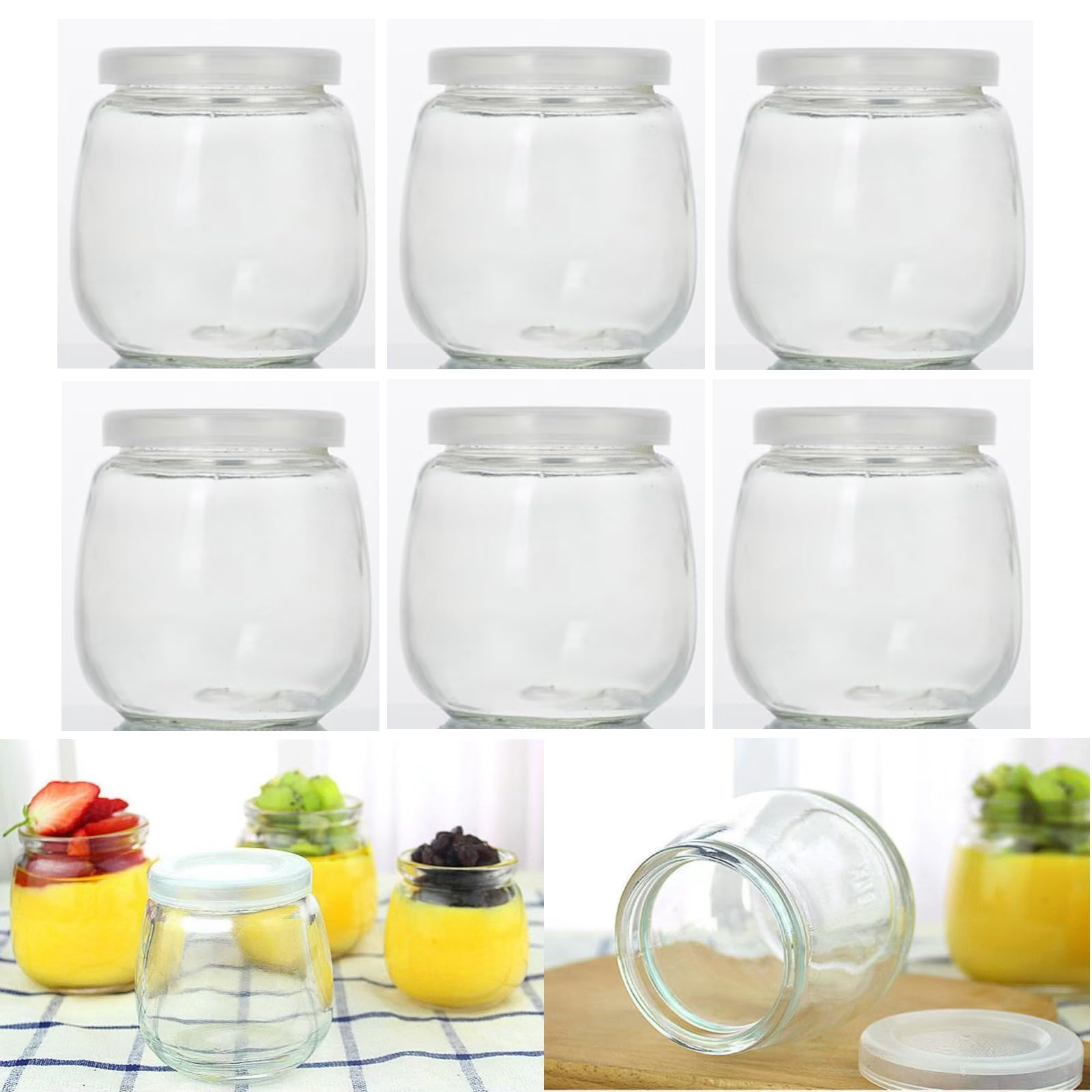 Amazon｜プリンボトル カラメルゼリー 焼きプリン型カップ オーブン用