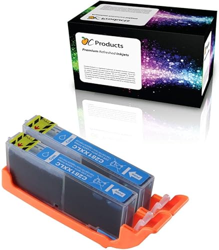 Cartuchos de tinta de repuesto para Canon PGI-280 PGI-280XXL (2 unidades, para PIXMA TR7520 TR8520 TS702 TS6120 TS6220 TS8120 TS9120)