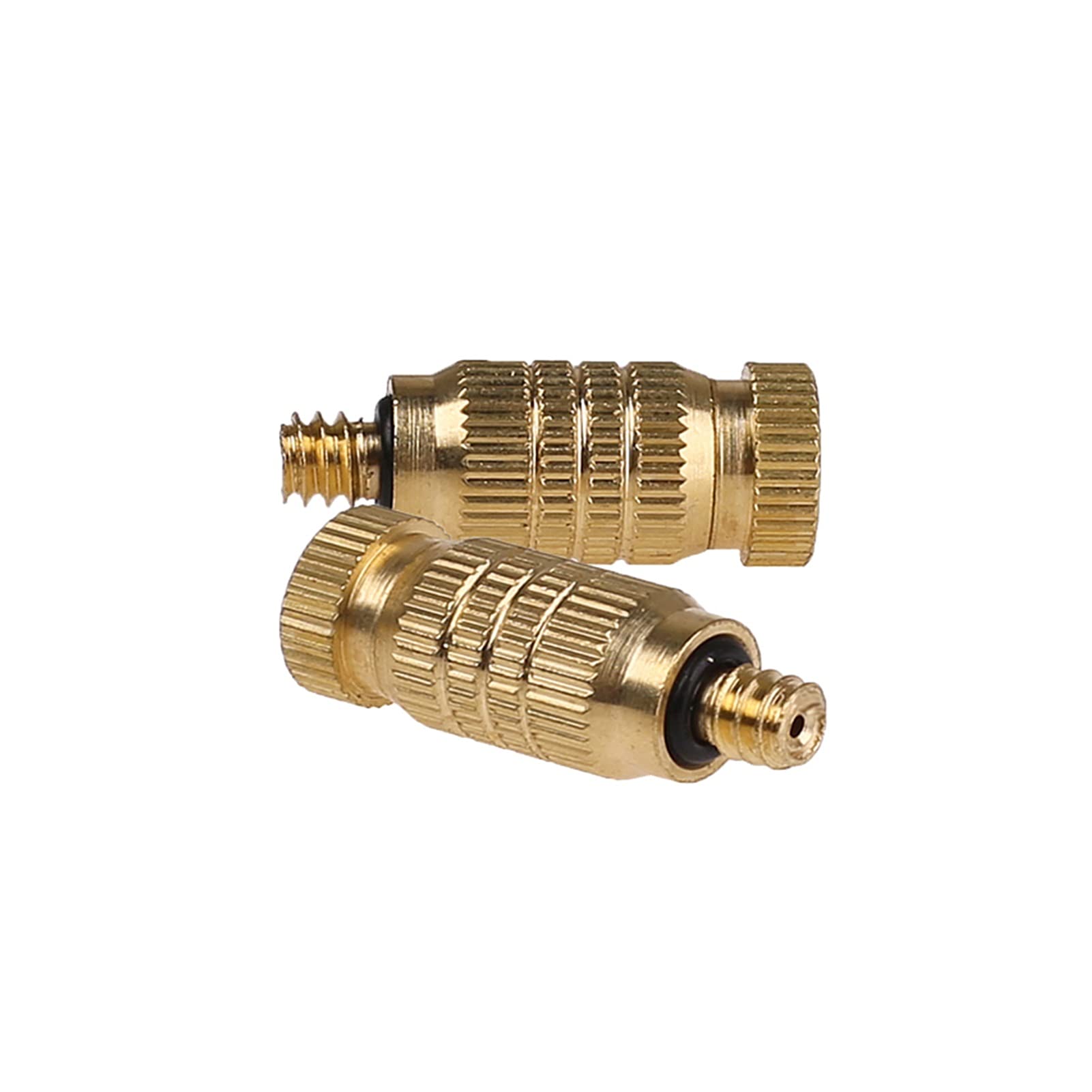 Bewässerungsdüsen, 50 Stück, 0,1–0,7 mm, Kühlung, Zerstäubersprüher, 3/16-Zoll-Ale-Gewinde, Düsen für Industriebefeuchter, Gartenbewässerungskühler-Anschluss (Farbe: 0,6 mm SS) (Farbe: 0,5 mm