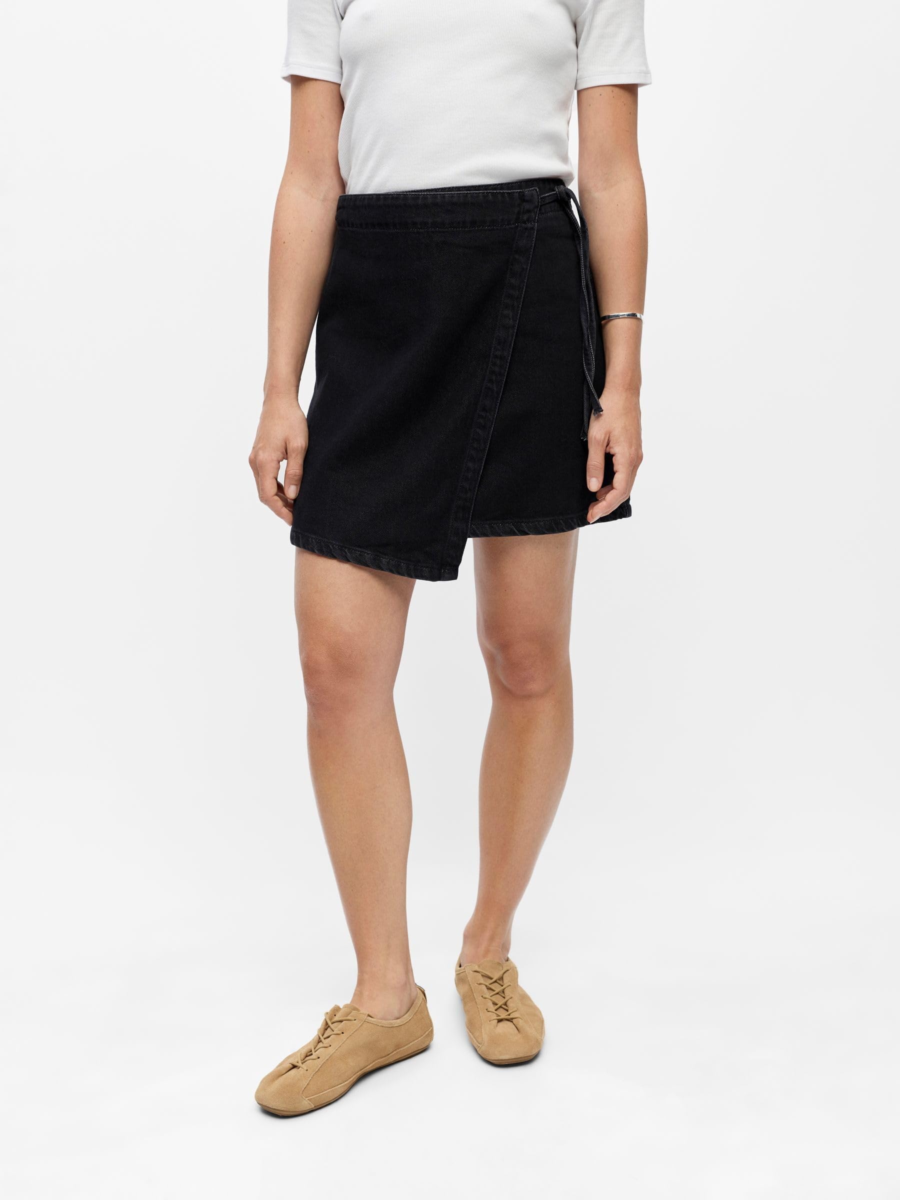 Object Female Wickelrock Denim | Wrap skirt