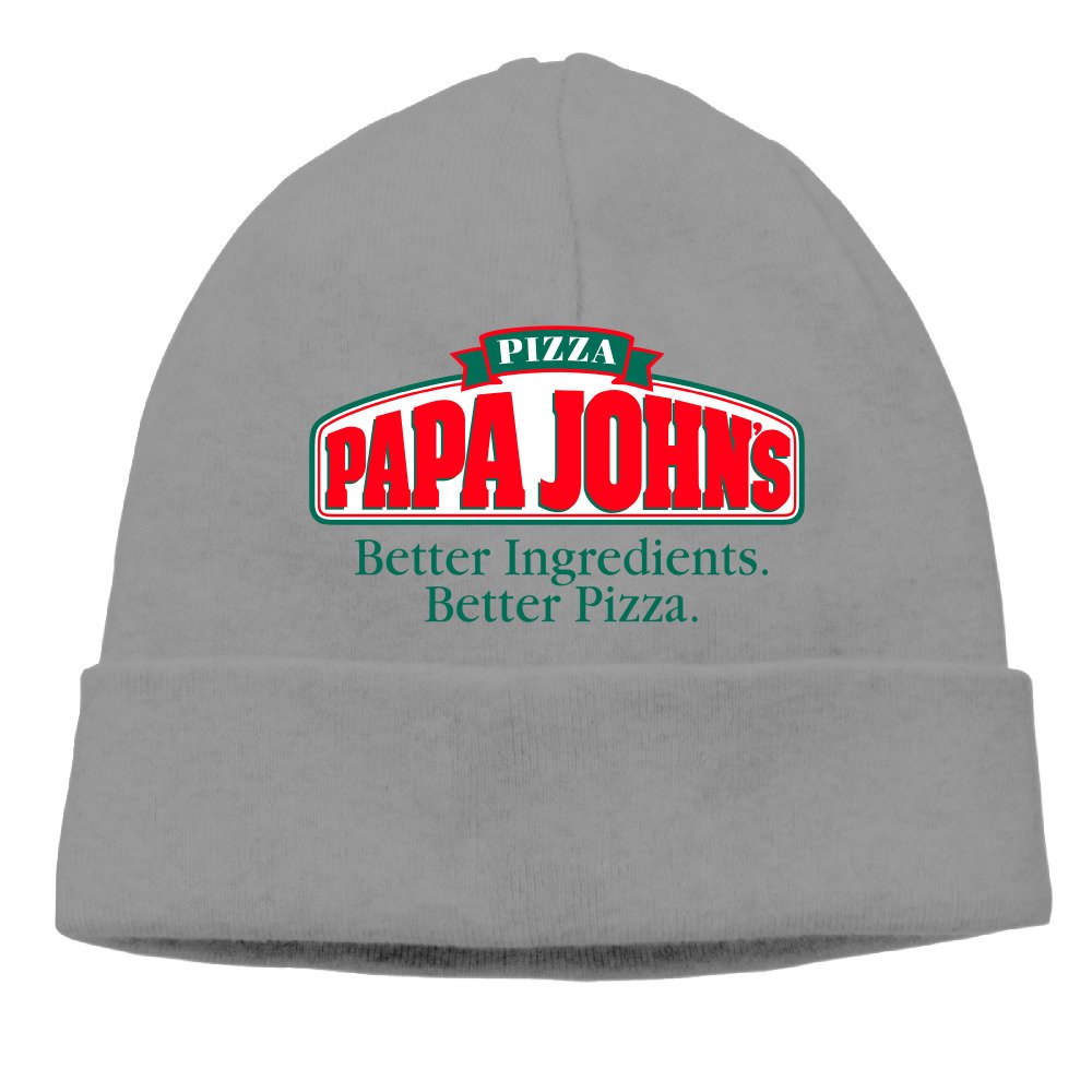 LETgogo Papa John Adjustable Winter Knit Cap Beanie Cap Skull Cap for Unisex