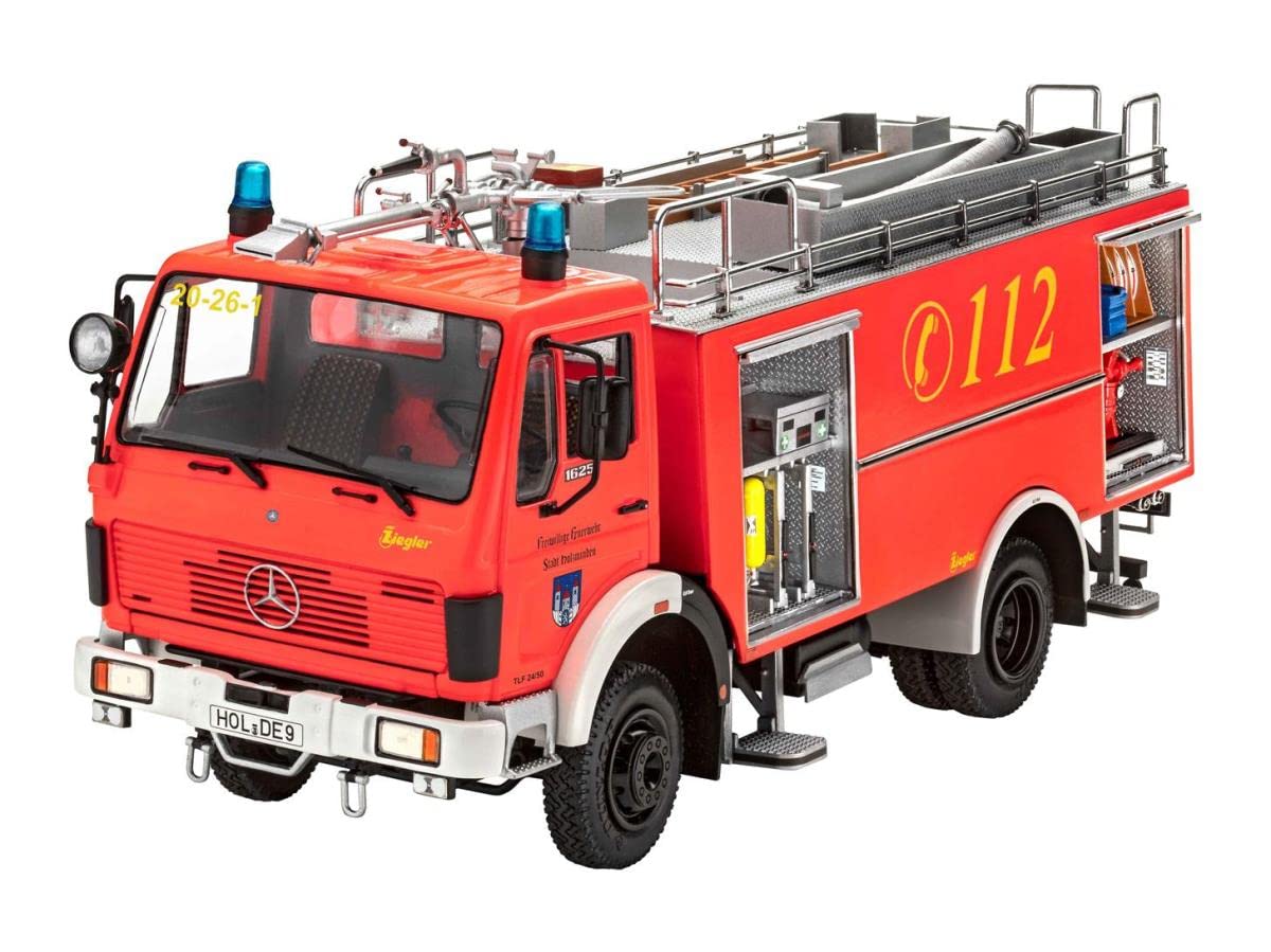 Revell 07516 Mercedes-Benz 1625 TLF 24/50 Modellbausatz im Maßstab 1:24