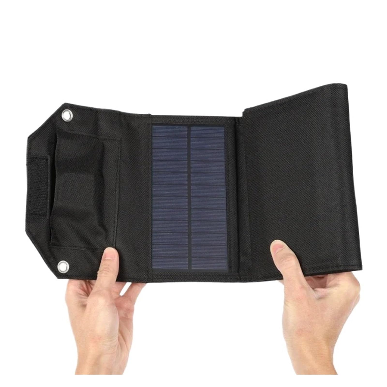 Pannello solare pieghevole 60W/80W/100W Caricatore solare USB 5V Solare portatile | Power Bank a batteria for escursioni in campeggio all'aperto + cavo(60W Black)