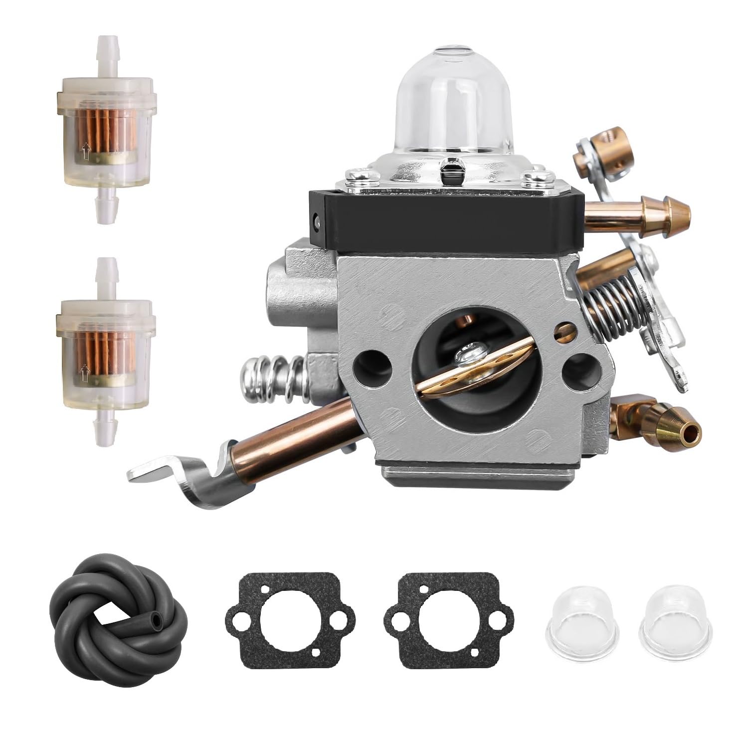 5100061745 Carburetor Fit for Wacker Neuson BS50-2 BS50-2i BS60-2i HDA282 HDA292 HDA355, Carb Tune Up Kit Replace 5000183842