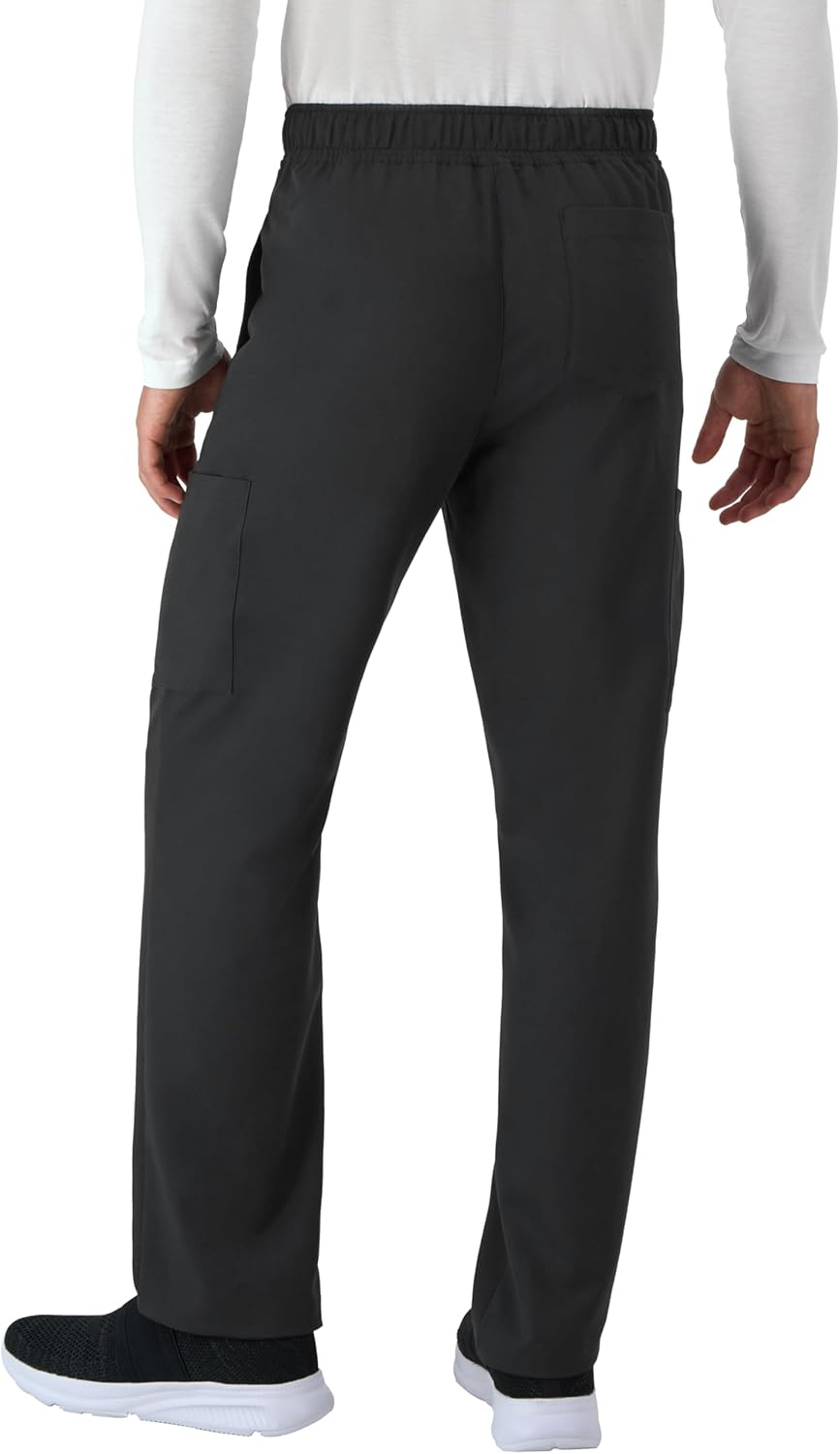 Hanes Mens Scrubs Healthcare Pants, Scrub Pants for Men, Moisture-Wicking & Odor Control, 5 Pockets - Image 2