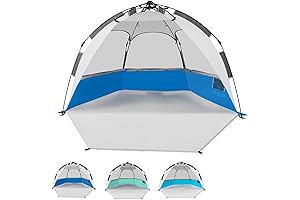 Mansader Beach Tent Pop Up Shade: Ultimate Beach Haven