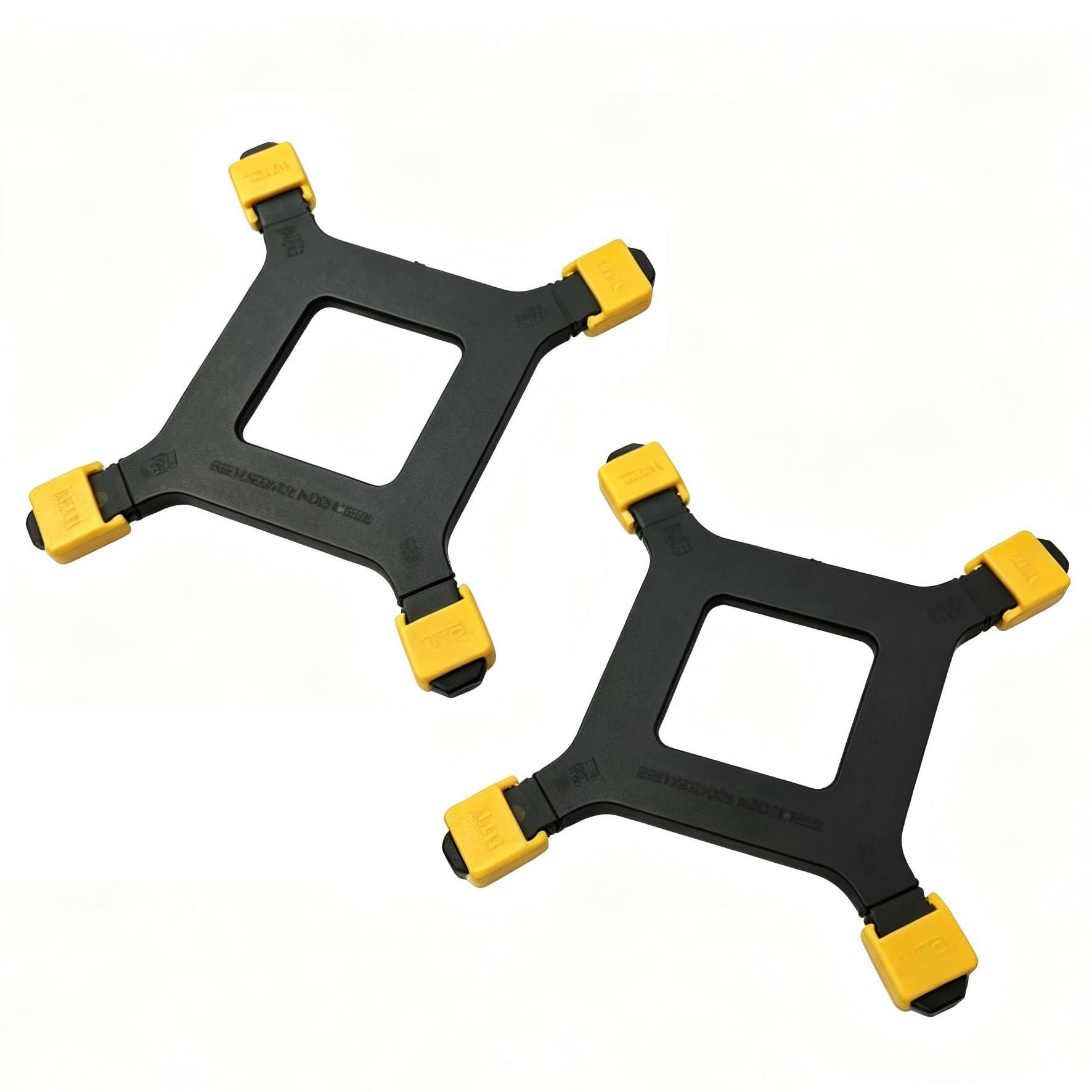 Adjustable CPU Cooler Backplate for Intel LGA 775 1150 1155 1156 1200 1366 1700 1851, Universal Motherboard Heatsink Mounting Base, Radiator Holder Bracket for PC Cooling System Upgrade (2 Packs)