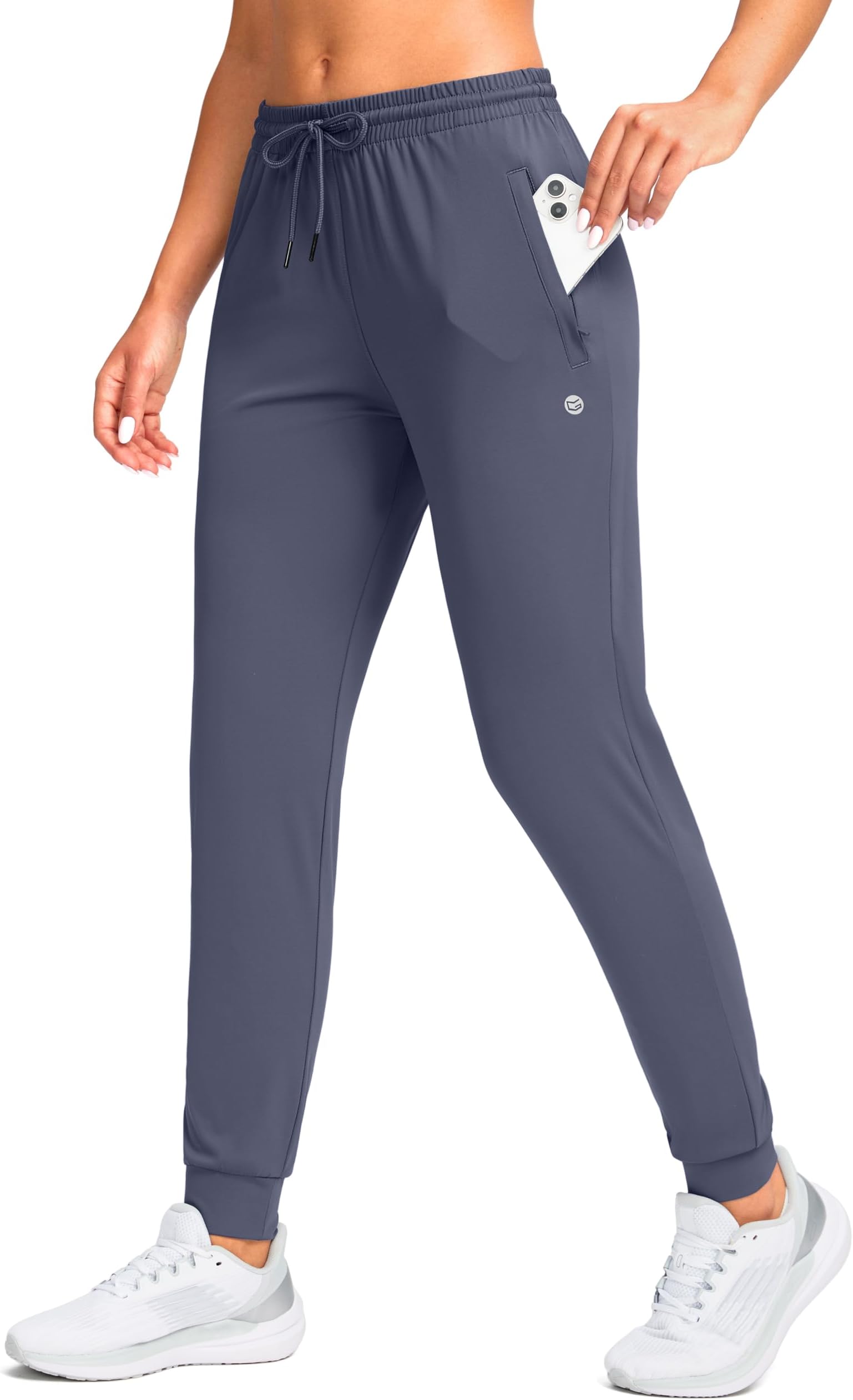 G Gradual Women's Joggers Pants with Zipper Pockets Tapered Running Sweatpants for Women Lounge, Jogging