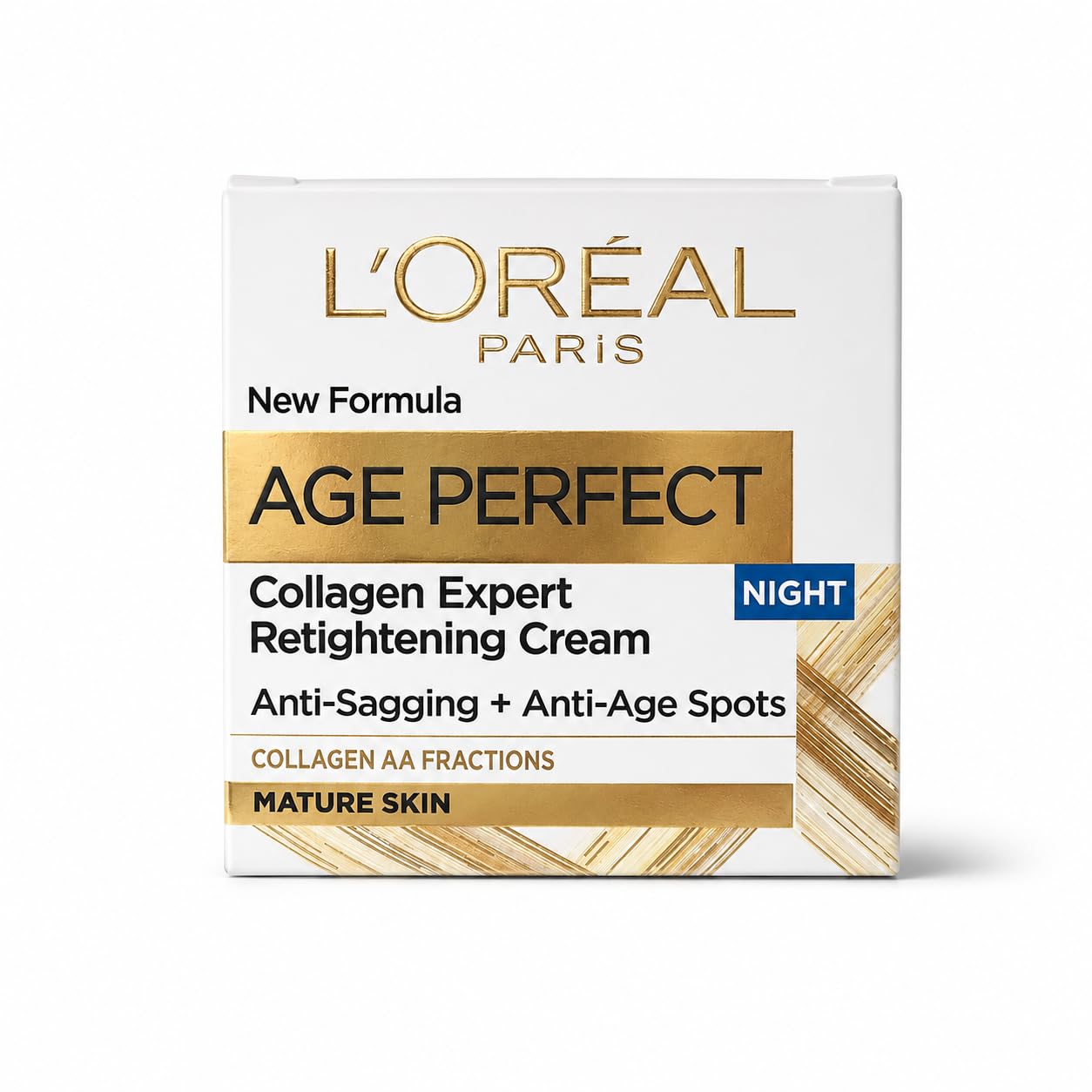 L'Oréal Paris Age Perfect Collagen Expert Night Cream 50ml | Anti-Aging Face Moisturizer for Mature Skin | Firms, Retightens & Hydrates | Helps Reduce Age Spots | with Collagen Peptides & Niacinamide-picture-21