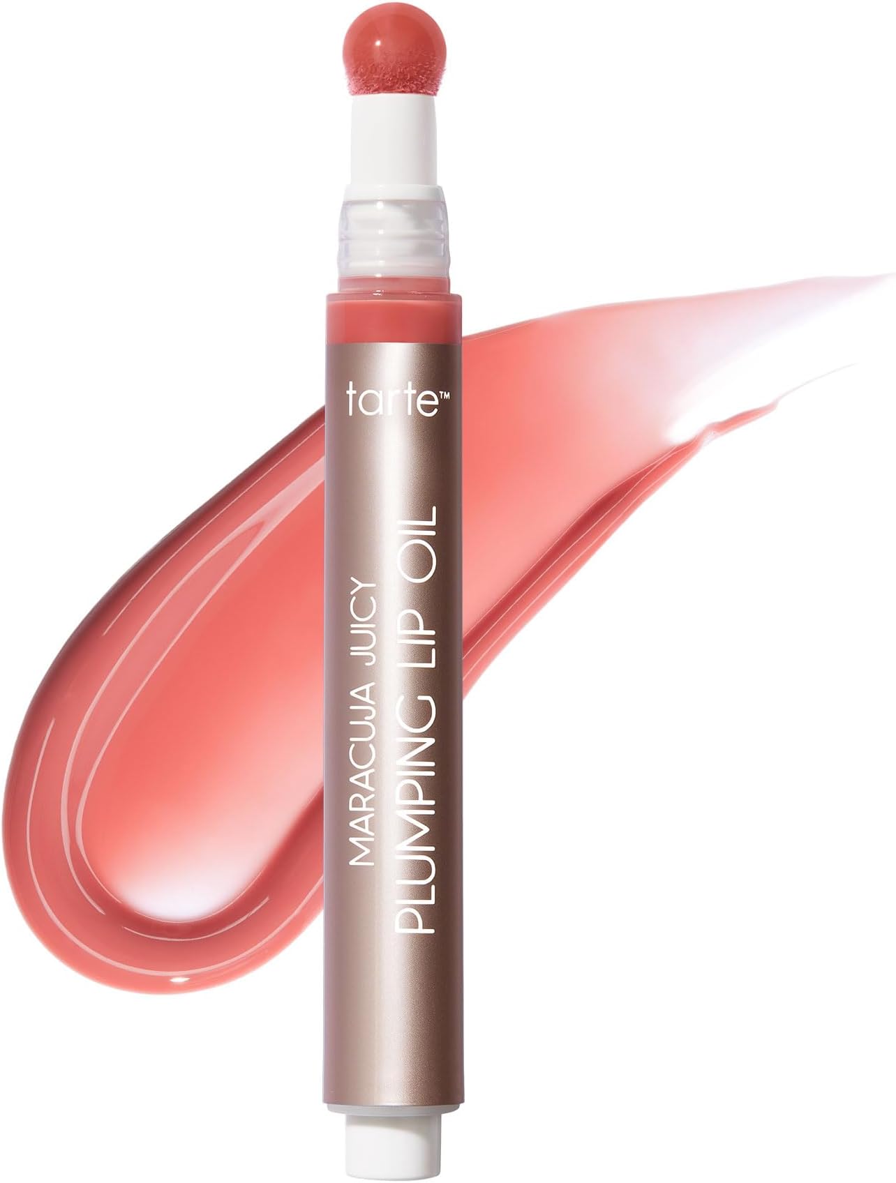 maracuja juicy plumping lip oil - Hydrating & Volumizing Lip Plumper Gloss Balm with Nourishing Hyaluronic Acid & Vitamin E, Plumps & Moisturizes, Vegan & Cruelty Free