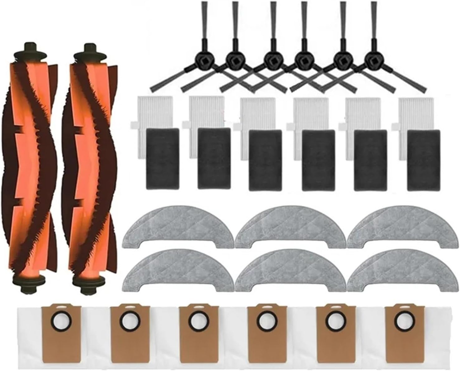 Compatible for Dreame MOVA E20 Pro Plus Vacuum 26-Piece Maintenance Kit with Filter