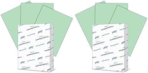 Vista 27 de Papel de color Hammermill, papel de impresora color azul, de 24 libras, 8.5 x 11 - 1 resma (500 hojas) - Fabricado en los Estados Unidos, papel
