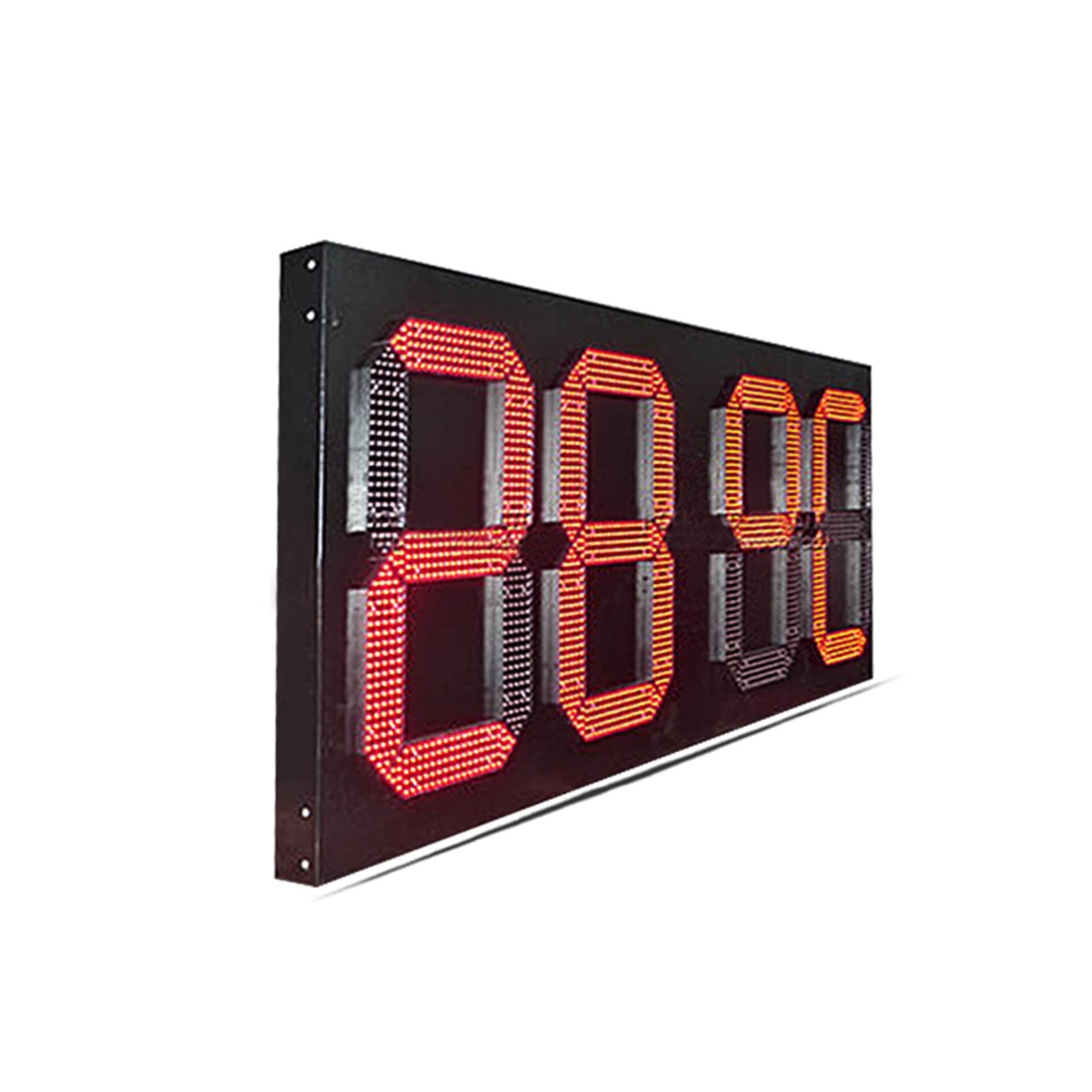 Buy Digital Multi Time Zone Wall Clock IP53 Rain Proof Iron Box Outdoor