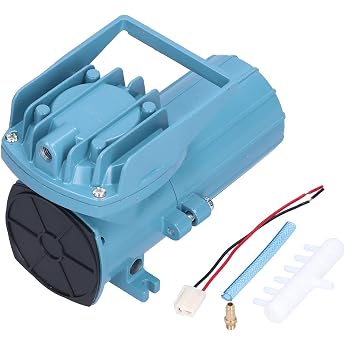 Oxygen Pump DC 12V 18W Aluminium Alloy Aquarium Air Ventilation Pump for Aquaculture Aquarium Hydroponic System 38L/min