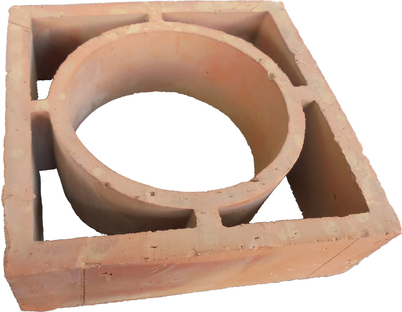 Terracota Breezeblocks – Ladrillo moldeable con adorno (ladrillo moldeado, círculo, 50, BE)