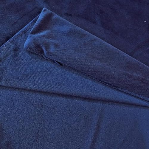 TAOSON Cozy Luxury Soft Solid Envelope Style V Shaped/Tri/Boomerang Standard Pillow Case Pillowcase, Velvet Pillow Cover, Pillow Protector Cushion Cover Only Cover No Insert Navy Blue