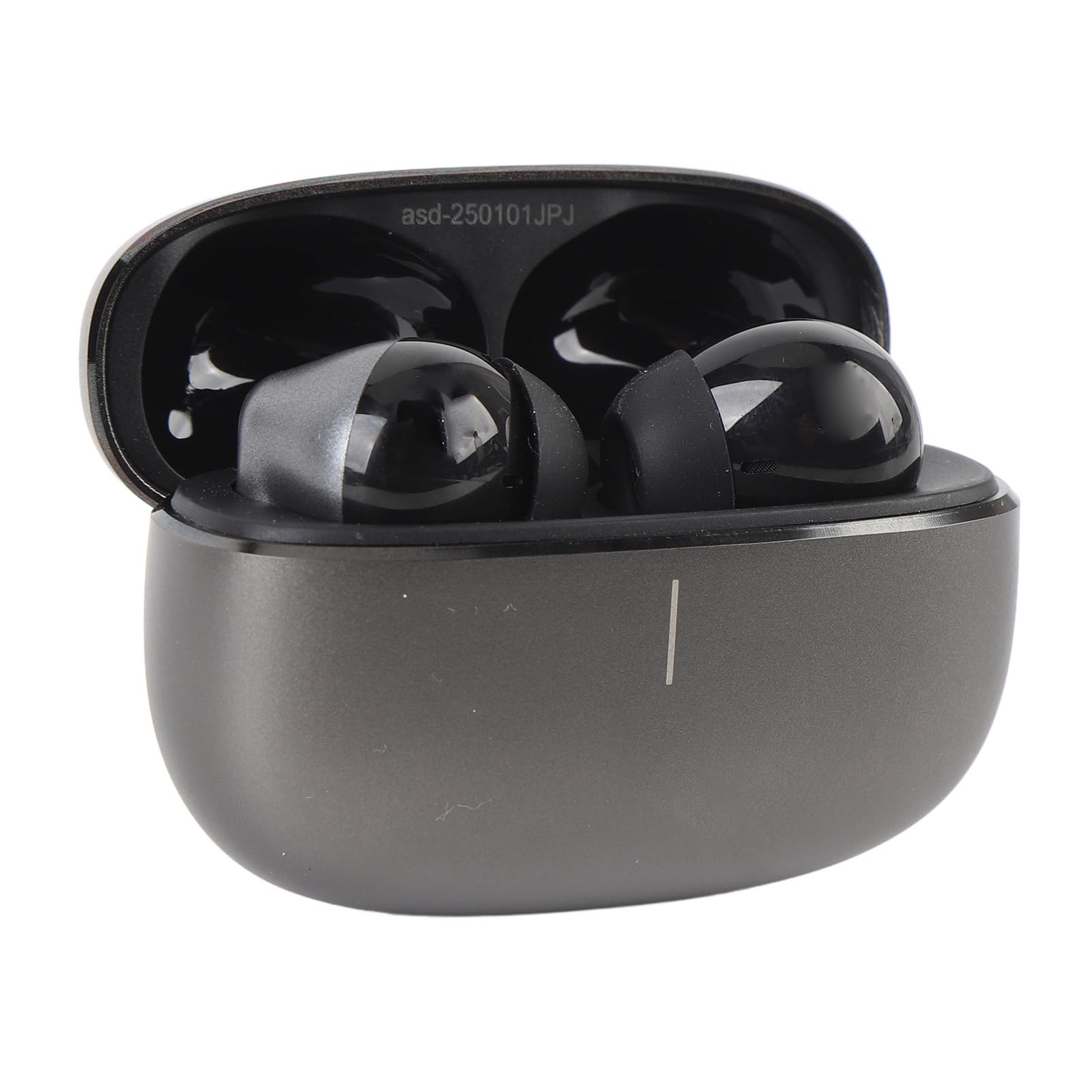 Auricolari senza fili traduttore Bluetooth con cancellazione del rumore ENC per traduzioni multilingue e appassionati di musica, auricolari in lega di zinco, ideali per viaggiatori (nero)