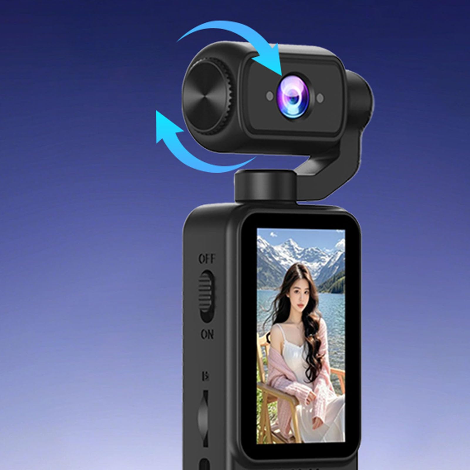 SUNGOOYUE Action Camera, Videocamera POV Portatile 2K