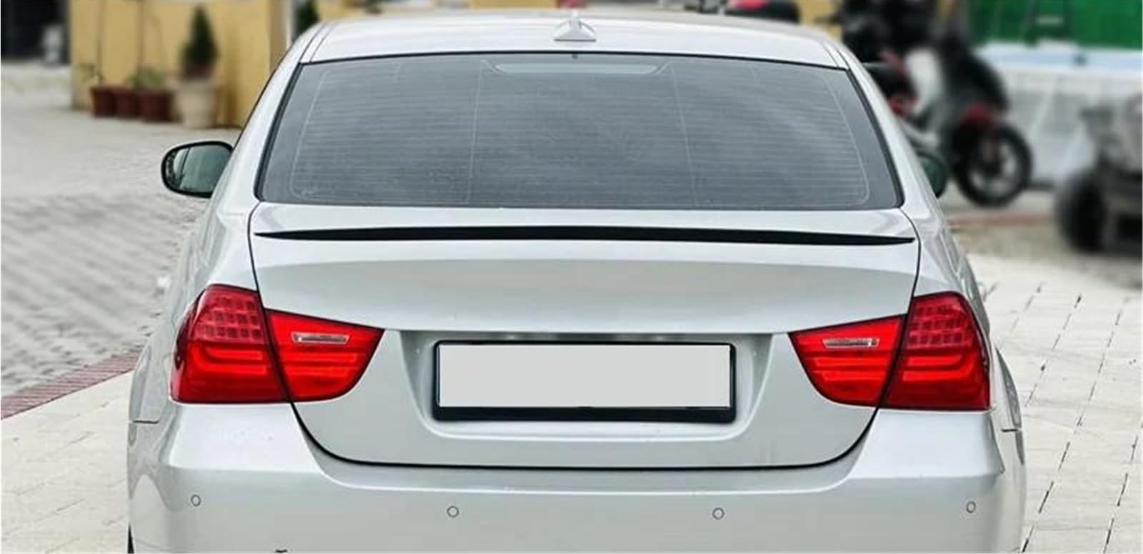 Dla B&MW Seria 3 E90 320d 320i 330i M Sport 2004-2011 Skrzydło Na Klapie Spoiler Bagażnika Lotka Tylny Ozdobny Dodatek Samochodowy Spojler Tylny Trunk Wing