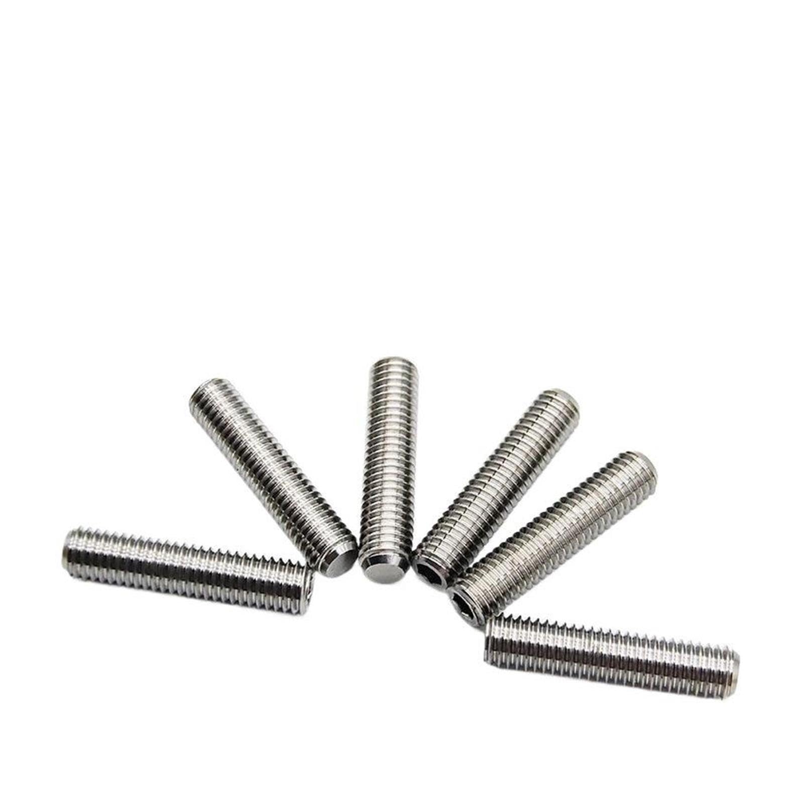 Vis sans tête hexagonale alliage titane plat