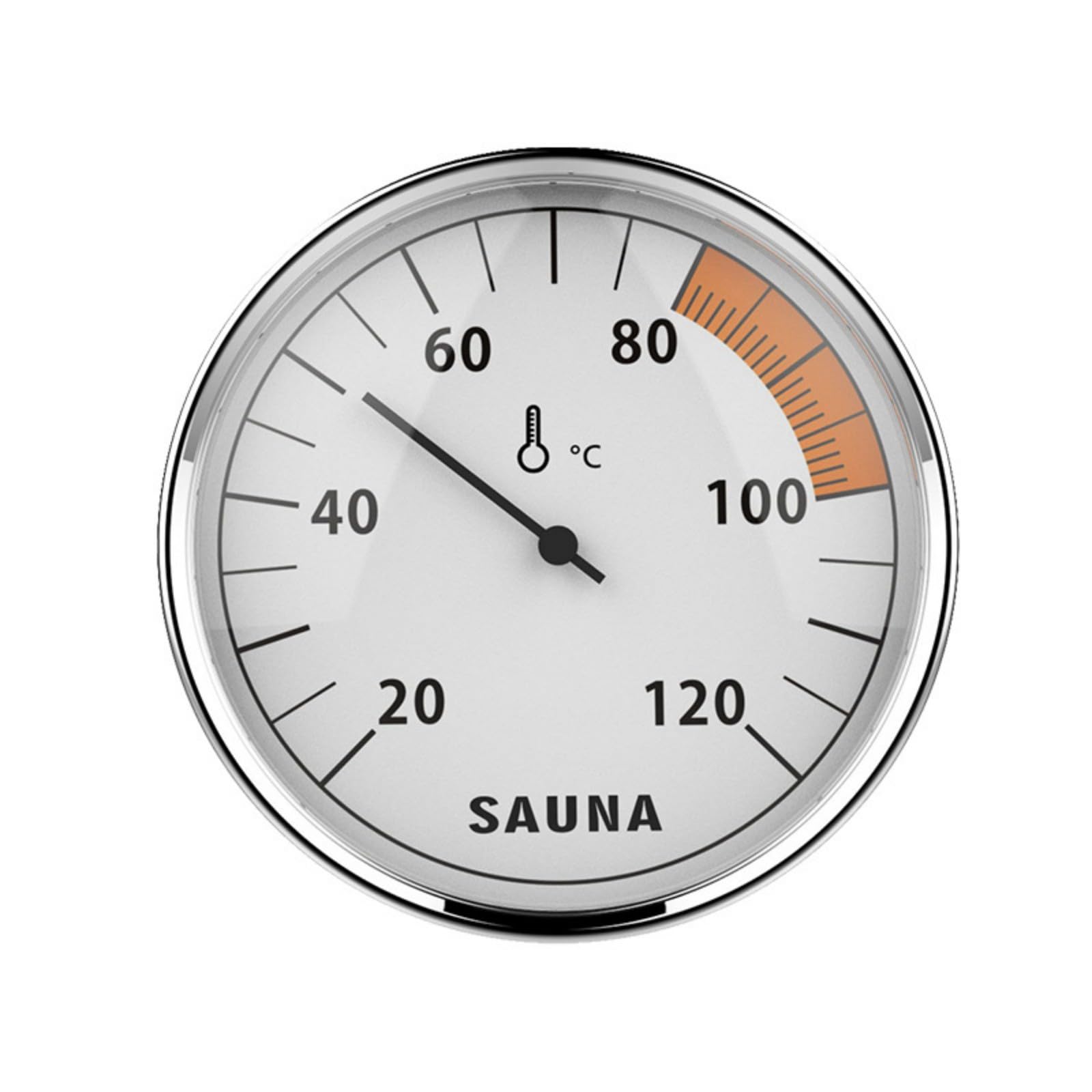 Woedpez Thermometer Sauna Temperature Humidity Gauge Hygrometer Tool Resistant For Room Environment Mechanical Sauna Room S