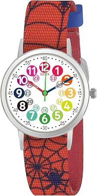 Kids Watch for Girls and Boys,for Childrens Toddler Learning Time and Easy to Read Time, Adjustable Nylon Strap,Analog Watch for Boys and Girls Ages411