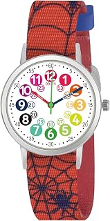 Kids Watch for Girls and Boys,for Children's Toddler Learning Time and Easy to Read Time, Adjustable Nylon Strap,Analog Watch for Boys and Girls Ages4~11