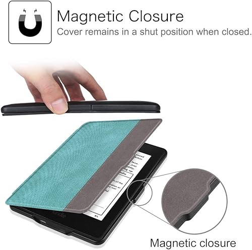 Vista 40 de Funda para Kindle Paperwhite Fintie SmartShell Negro