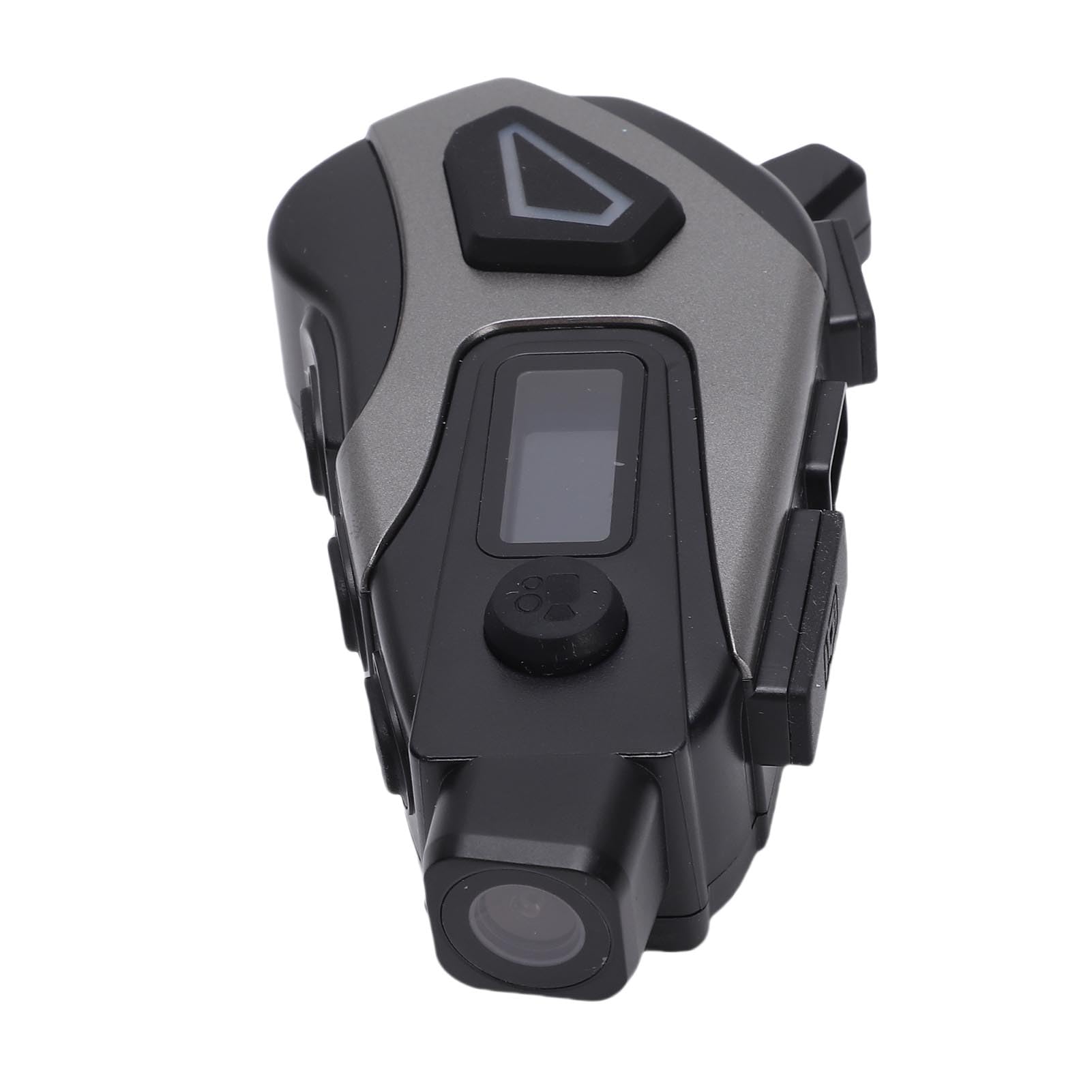 Fotocamera per Casco Moto Impermeabile con Auricolare Bluetooth Videoregistratore HD 1080P Auricolare Wireless per Appassionati di attività All'aperto PC e ABS