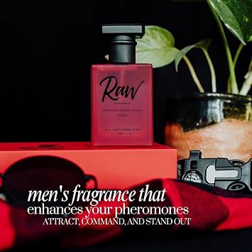 RawChemistry Raw Pheromone Infused Cologne for Men Men's Cologne Spray Infused with Pheromones Raw Fragrance for Men with Feromonas Perfume con Feromonas para Hombre