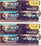 Crest 3D White Arctic Fresh Whitening Toothpaste, 4.8 oz, (Pack of 2)