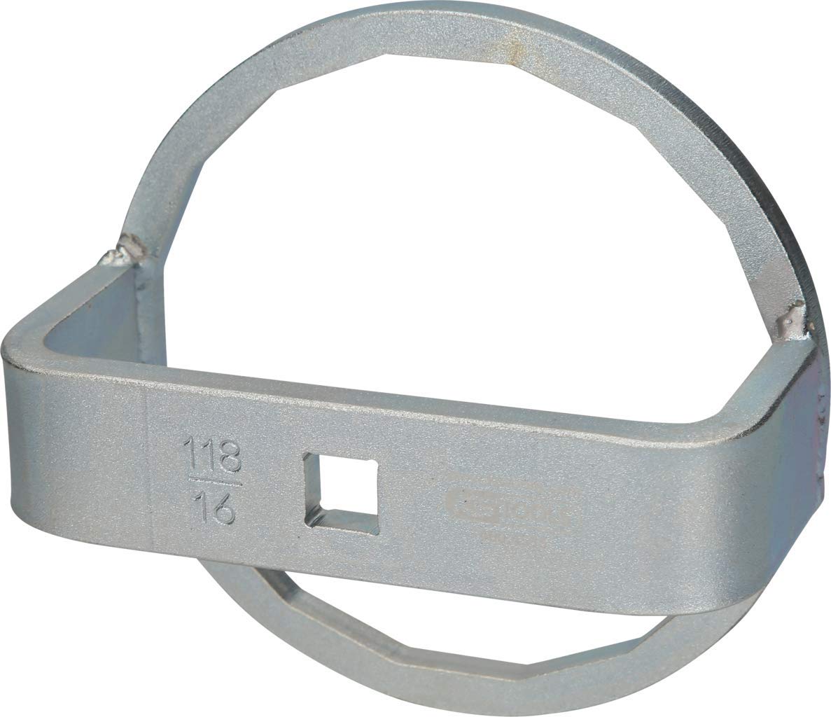 KS Tools 460.4585 Llave de 1/2" para filtros de aceite de Hino, Ø 118 mm / 16 planos