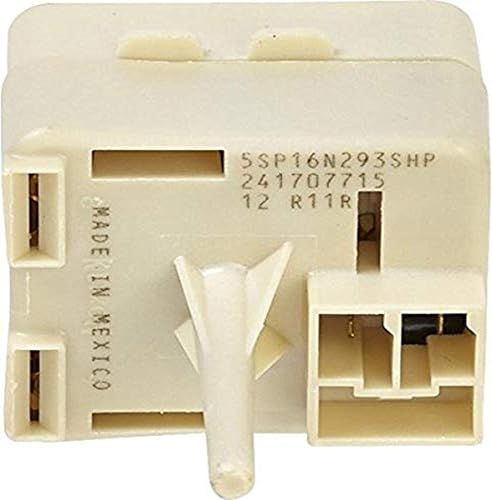Frigidaire 241707715 - Relé de arranque de compresor original OEM para refrigeradores
