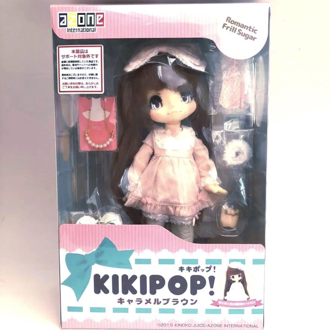 レア*送料込み キキポップ ロマンティックフリルシュガー/キャラメルブラウン AZONE INTERNATIONAL::キキポップ