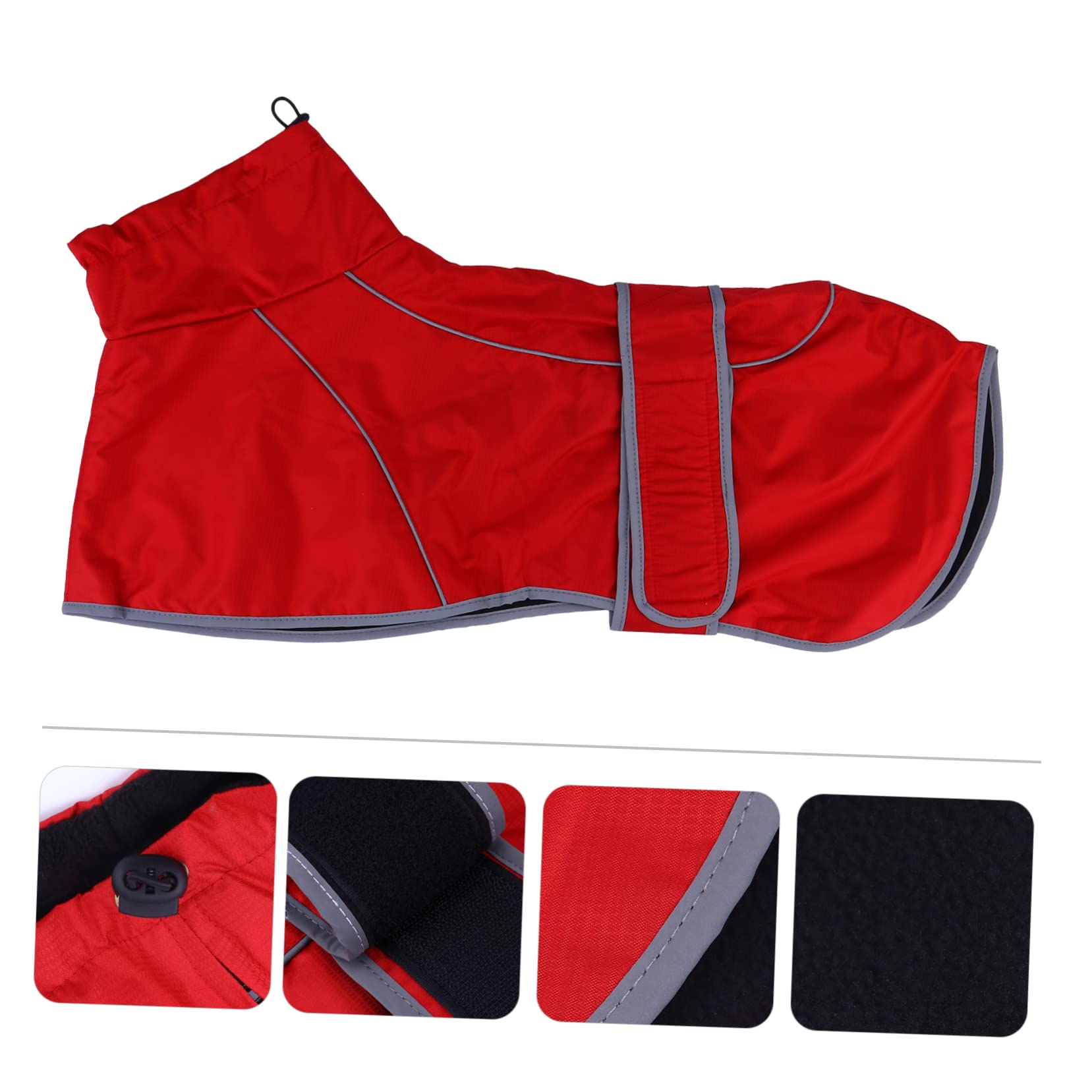Sosoport Hunderegenmäntel Haustier-hundeoverall Haustier-regenbekleidung für Outdoor-aktivitäten Bequeme Passform