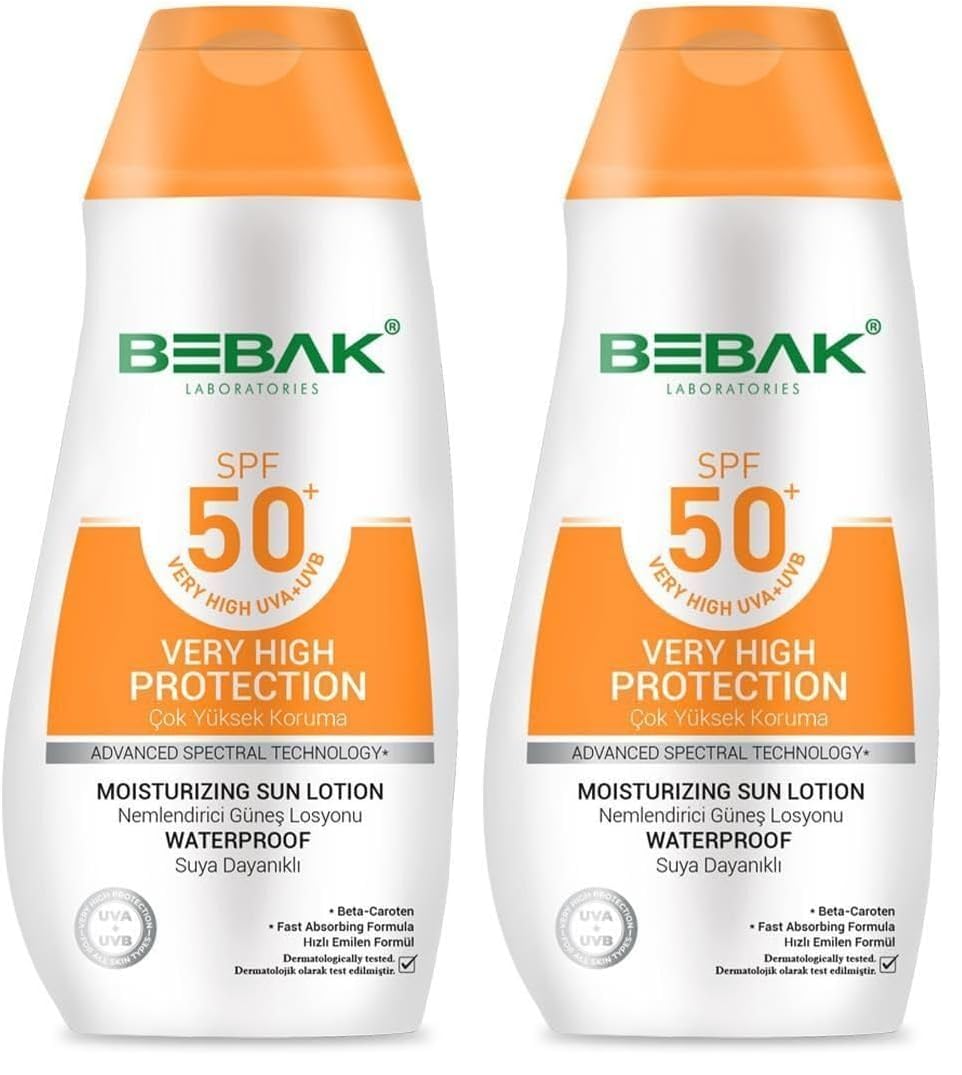 Bebak Nemlendirici Güneş Losyonu 50+ Spf 200 Ml (2 paketi)