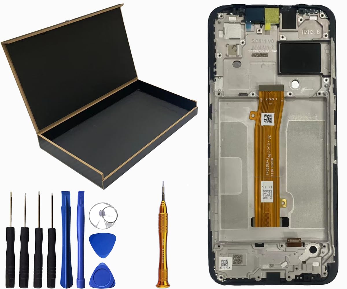 SECRETIGER LCD Screen Display Touch Digitizer Assembly with Frame Replacement for No kia C210 TA-1584 6.3