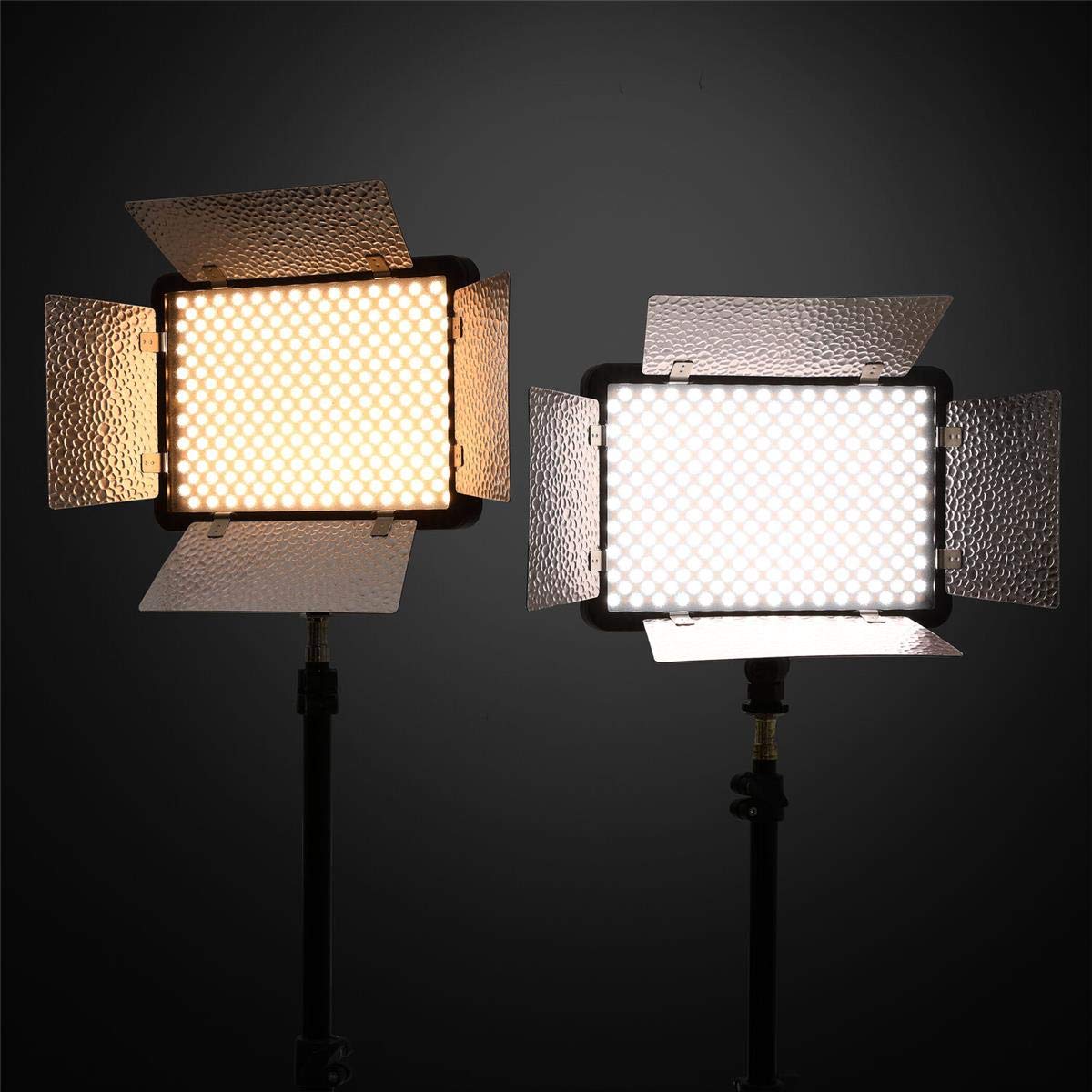 Amazon.com: Godox LED1000Bi II Bi-Color LED 2-Light Kit with