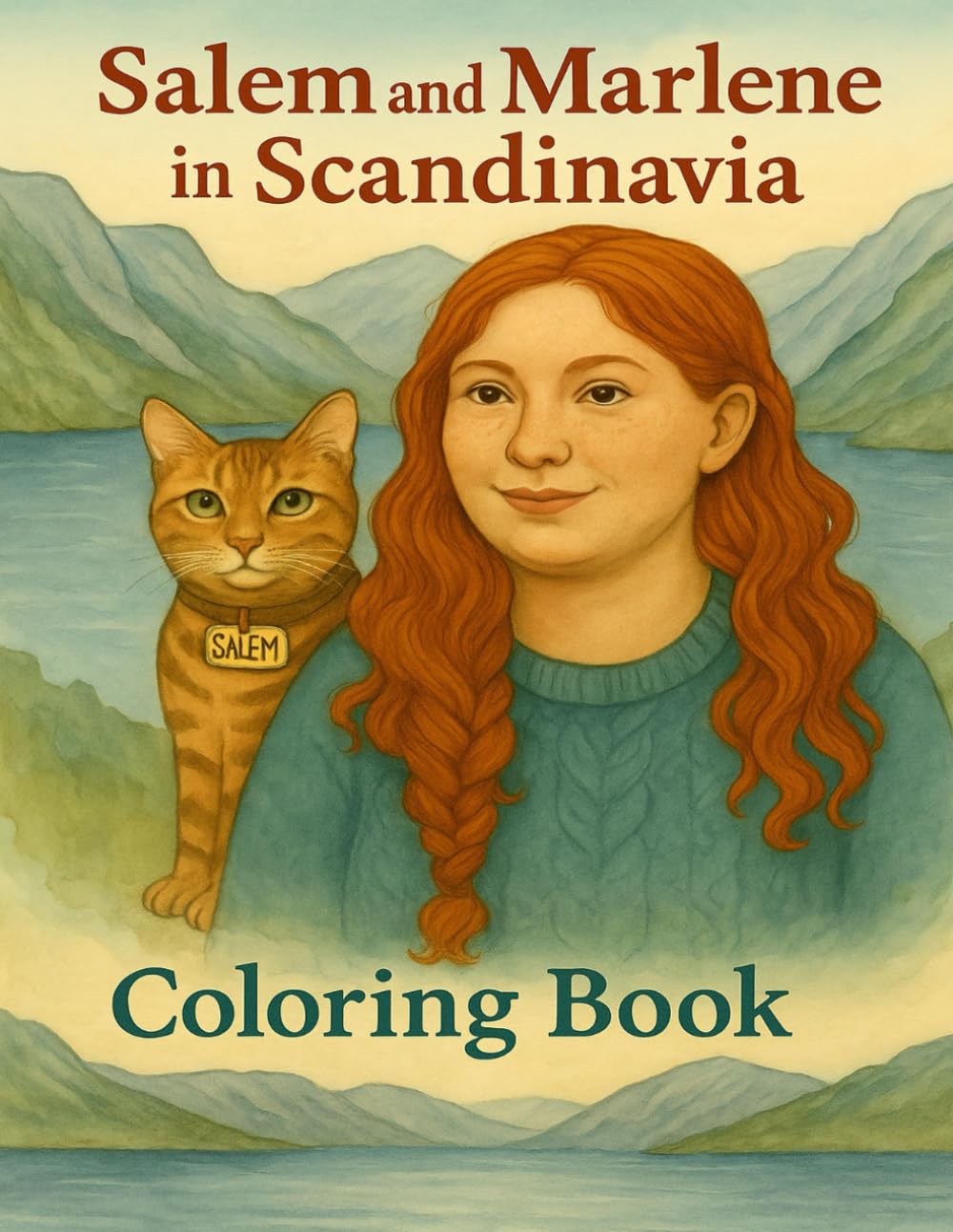 Salem and Marlene In Scandinavia: A relaxing coloring book journey through Nordic landscapes