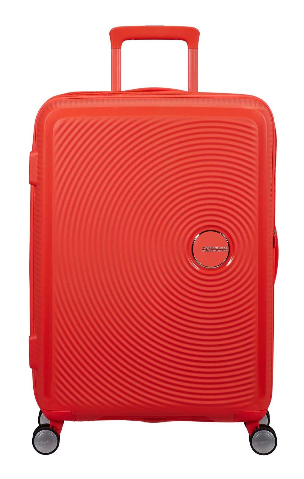 American Tourister Soundbox Spinner 67/24 TSA EXP Trolley Neon Orange Naranja neón