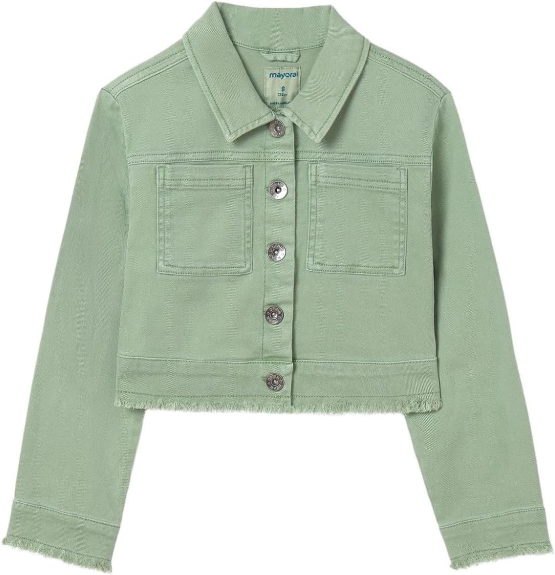 Mayoral Twill jacket for Girls Mint