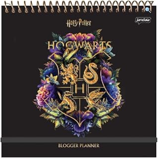 Planner Blogger Quadrado 108 Fls Harry Potter Jandaia