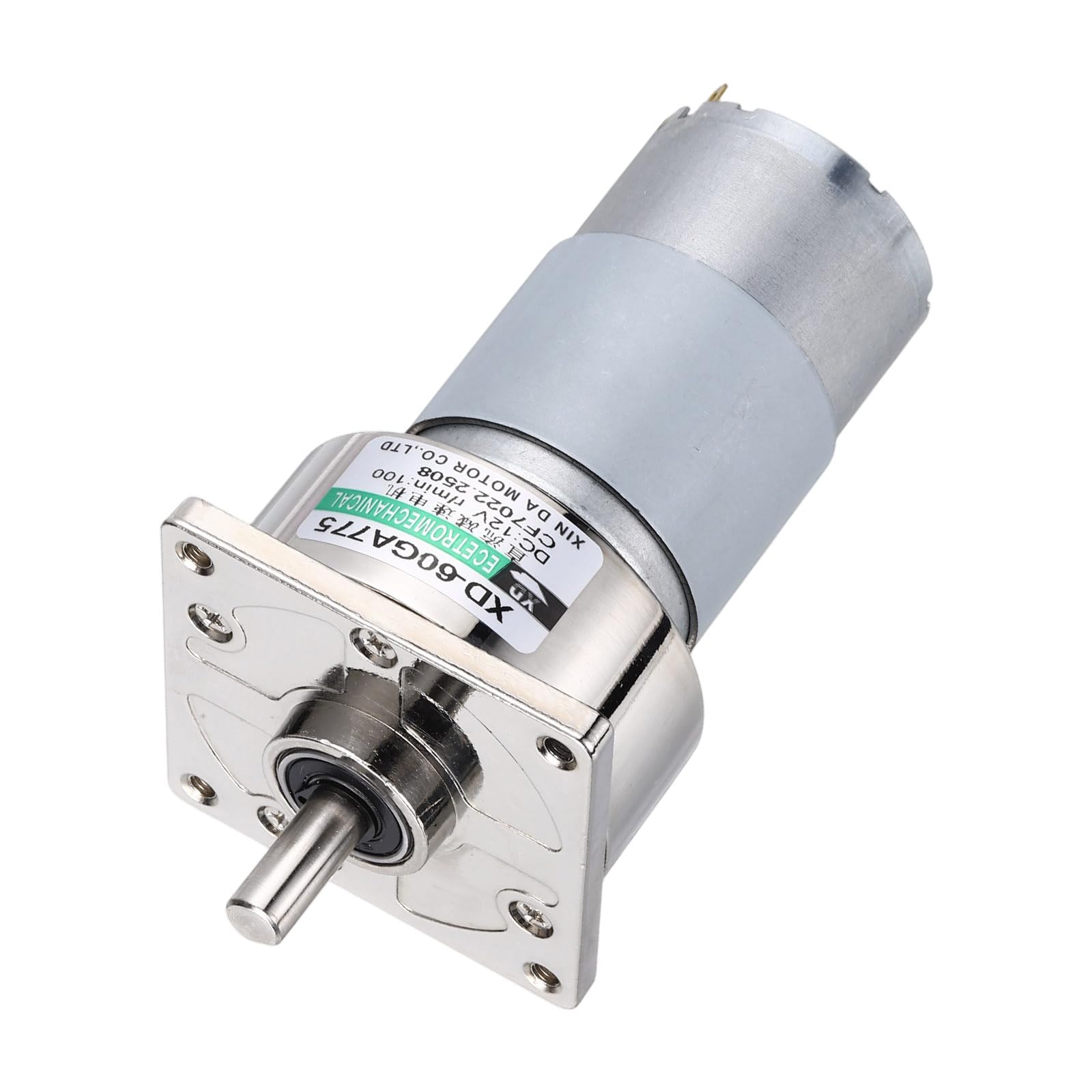Motorreductor DC 12V 100RPM plateado: automatiza tu hogar y tus sistemas industriales 7